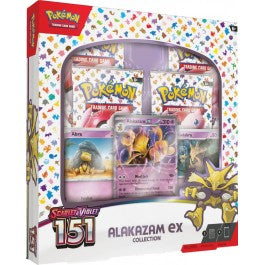 Pokémon Scarlet and Violet 151 Alakazam Ex Box (Release Date: 10/06/2023)