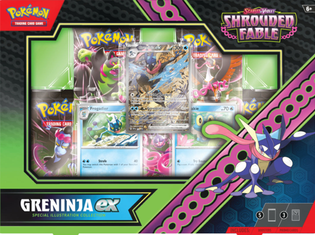 Pokemon TCG: Shrouded Fable Kingdra ex / Greninja ex Special Illustration Collection (8/2 release)